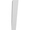 Ekena Millwork 5 1/2-in. W x 28-in. D x 32-in. H Traditional Architectural Grade PVC Knee Brace BRCP055X28X32TRA - alternate 5